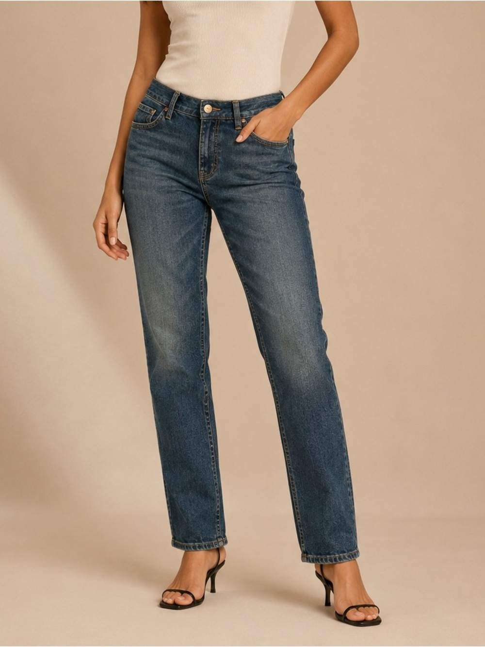 Old Navy Extra High Rise Rockstar Super Skinny Jeans Size 8 Long Medium Wash